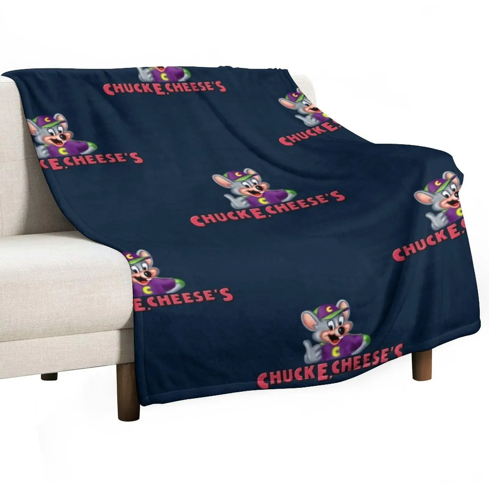 

Chuck E. Cheese_amp_x27_s Throw Blanket Beach Softest Retros Stuffeds Blankets