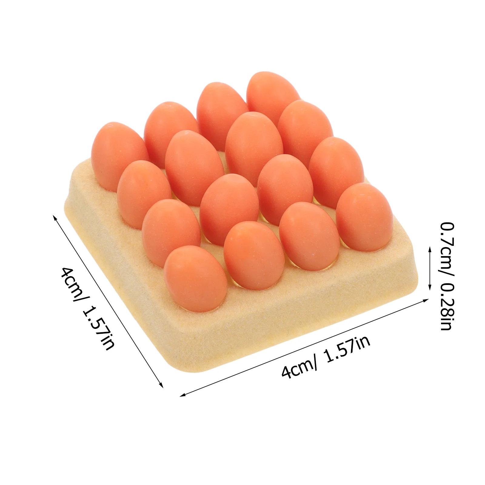 Kitchen Accessories Imitation Eggs Toys Tiny Tray for House Holder Miniature Food