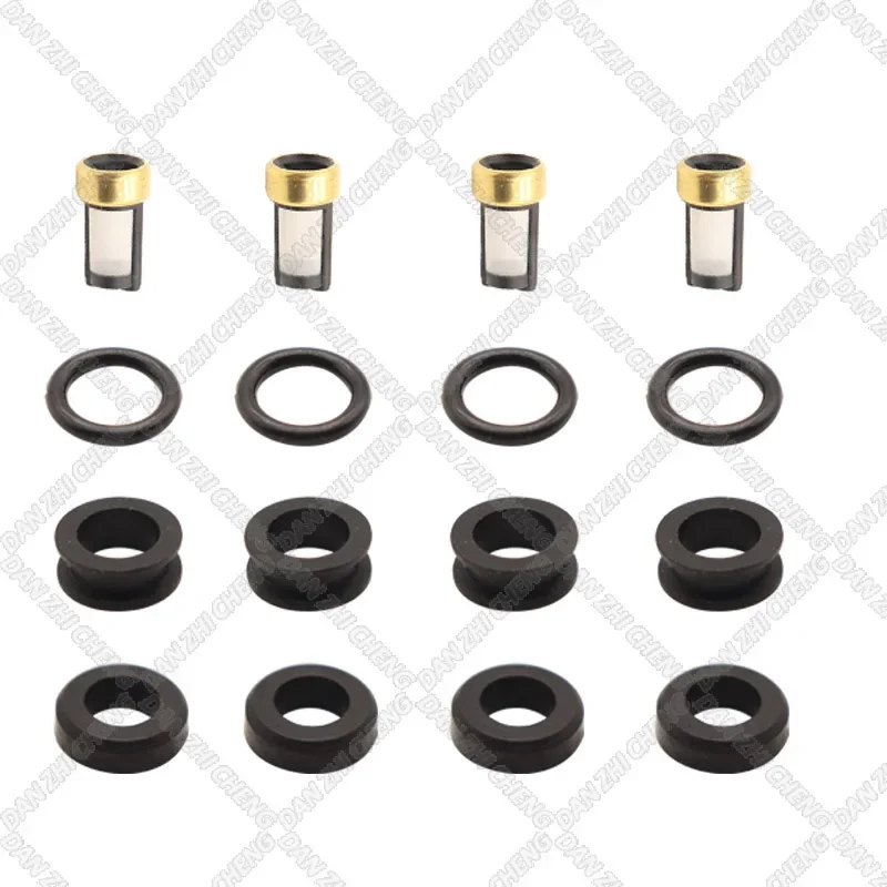 Fuel Injectors Seals O-Ring Repair For 1999-2003 Suzuki Vitara Chevrolet Tracker 2.0L 842-12223 CDH210