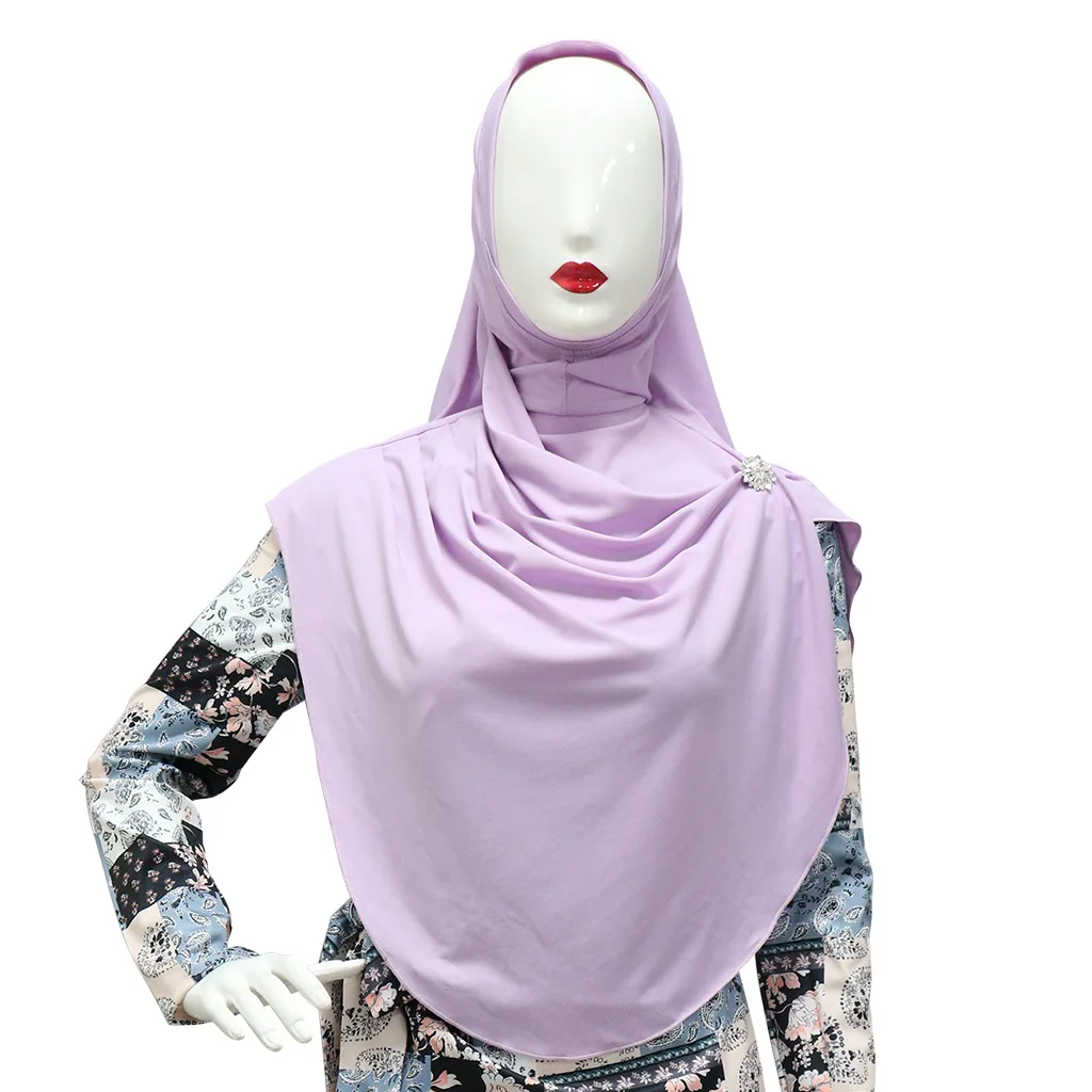 

Мусульманский мгновенный шарф с бриллиантами, хиджаб для женщин, готовый к ношению, повязка на голову, тюрбан, исламская молитва, хиджаб, головной платок, никаб, шляпа