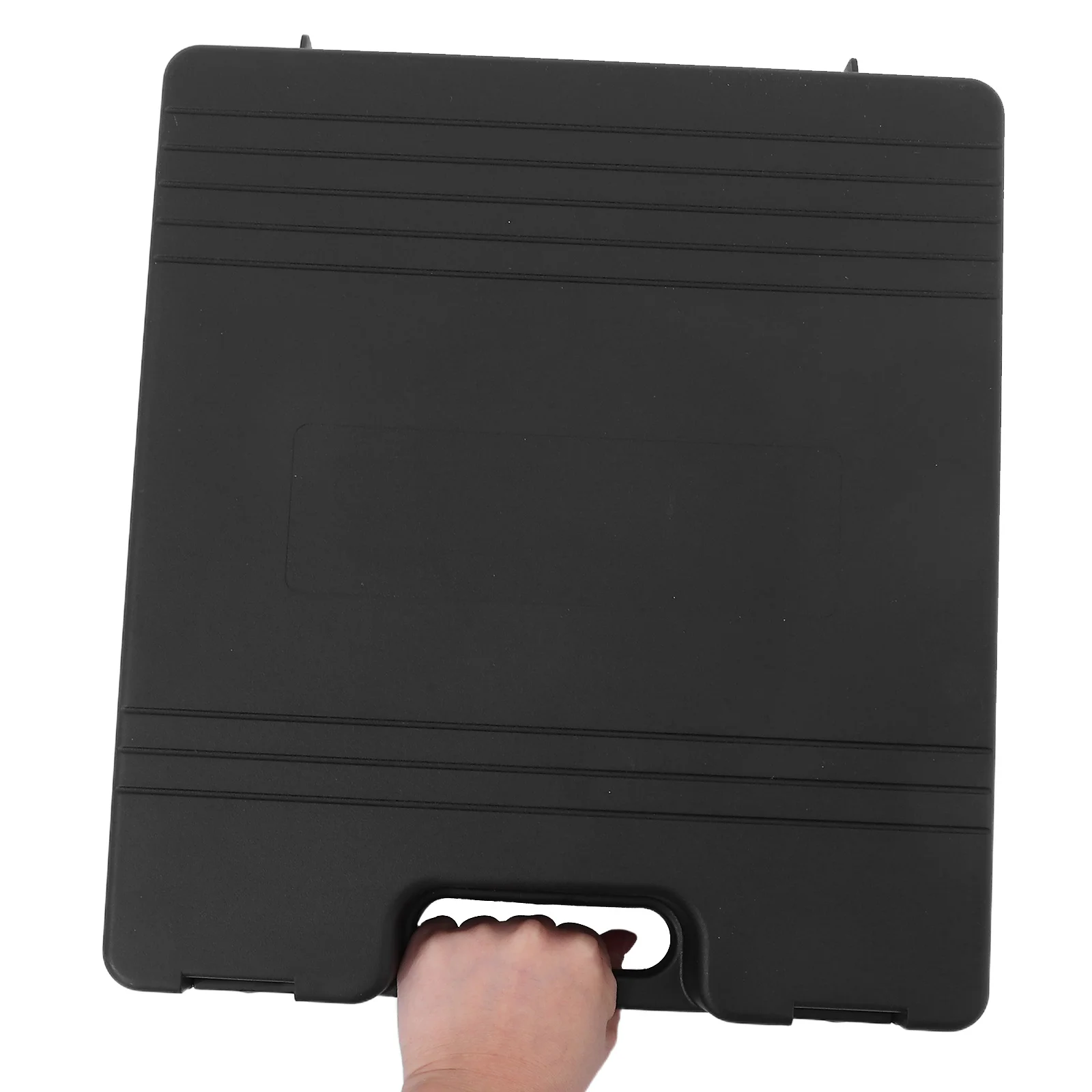 

Large Capacity Microphone Storage Case Durable Plastic Portable Handheld Design for Condenser Mics and Accessories