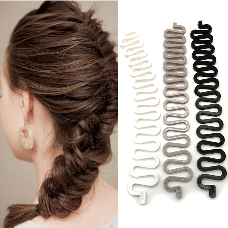 1pcs Braiding Tools DIY Women Hair Accessories Braid Styling Hairpins Barrettes Magic Donut Bun Twist Hair Clips Hairstyle