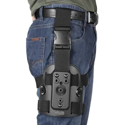 Gun&Flower Tactical Gear Thigh Drop Leg Platform Holster Polymer Leggings Device Holster Accessory