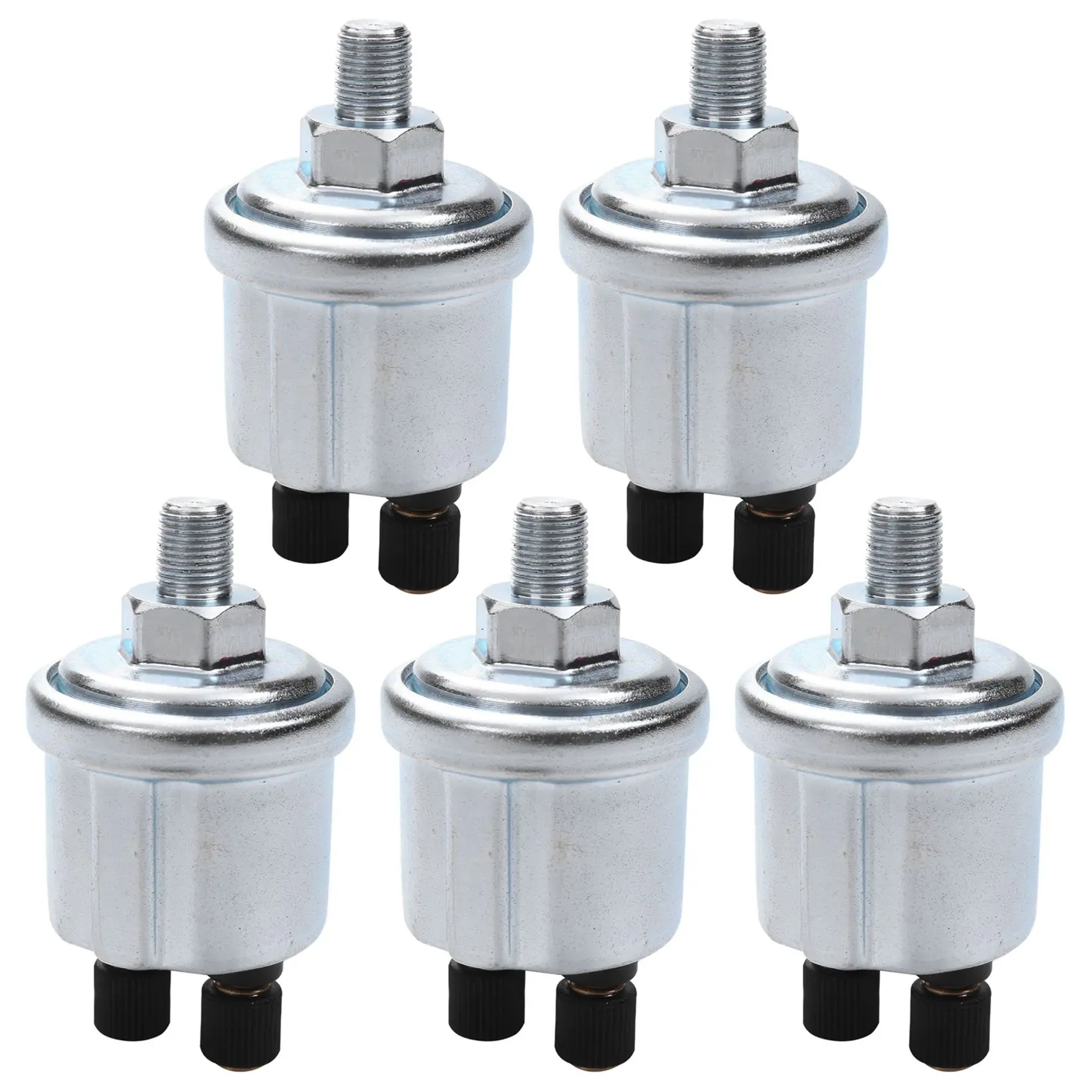 5X Universal Vdo Oil Pressure Sensor 0 to 10 Bars 1/8 Npt Generator Part 10mm Crew Plug Alarm Pressure