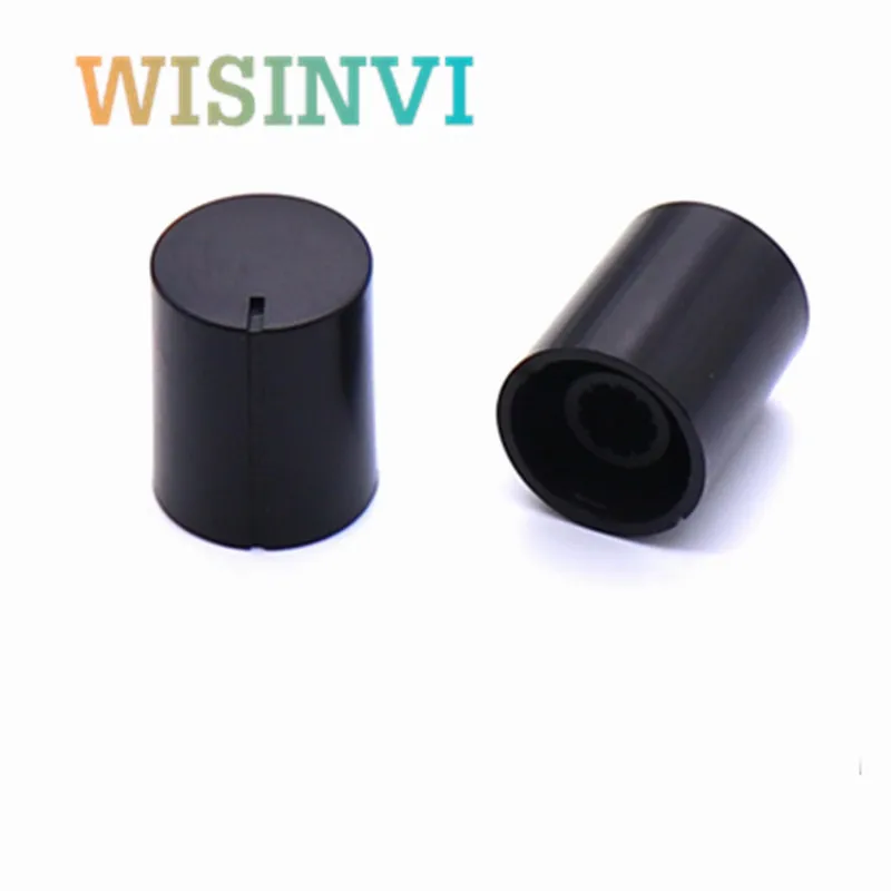 10PCS 16×20MM Plastic Knob Cap Potentiometer Knob Power Amplifier Volume Adjustment Knob Suitable for Flower Shaft 6mm