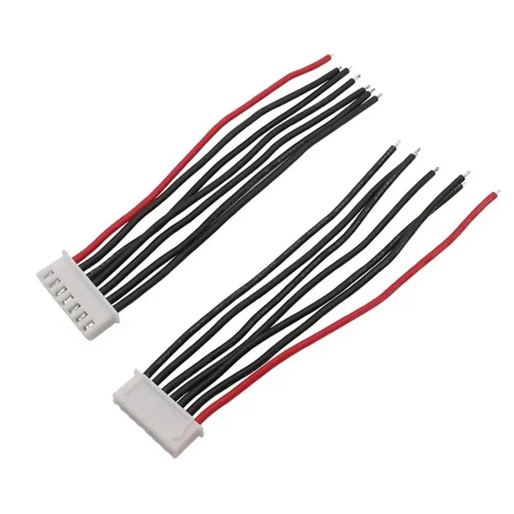 10CM RC Lipo Battery Balancer Charger Plug 1S 2S 3S 4S 5S 6S 7S 22AWG Wire Connector Connector Plug Wire Silicone