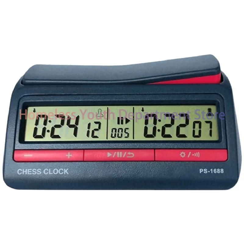 

Professional Advanced Chess Digital Timer Game Clock Count Up Down Board PS-1688