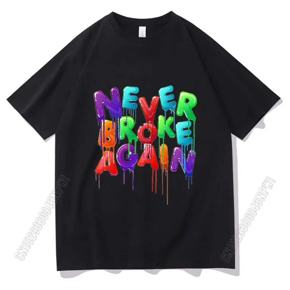 Rapper Youngboy Never Broke Again Font Tshirt Summer Men Hip Hop Harajuku Tee 100% Cotton Women Streetwear Korean Trend T-Shirt