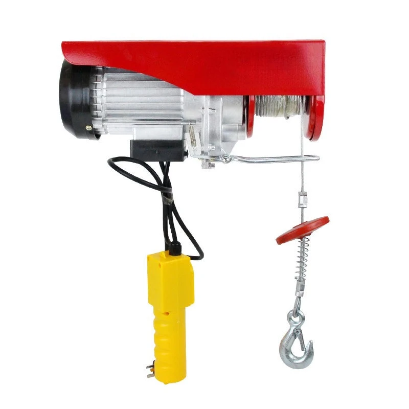 

Household decoration wire rope electric lifting miniature electric hoist crane small
