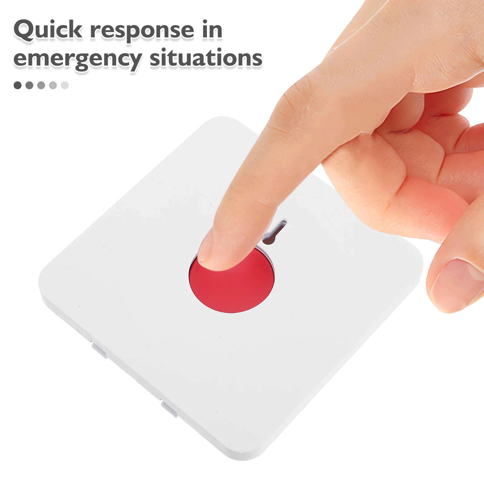 

1Set Bathroom Alarm System with Emergency Call Button for Elderly - Wall Mount Alert Device for Shower Safety - Patient Care