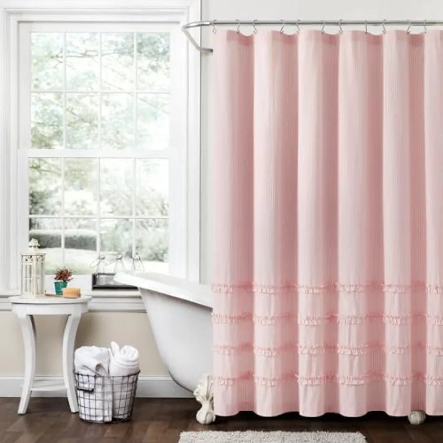 

Vintage Stripe Yarn Dyed Cotton Shower Curtain, 72" x 72