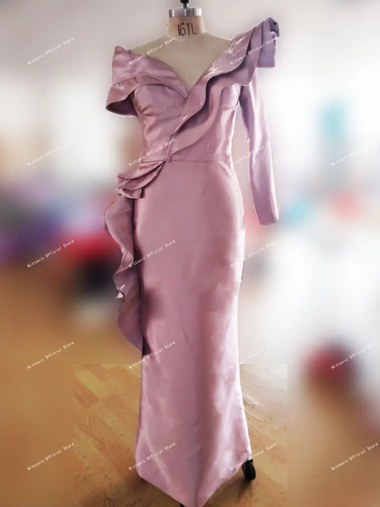 Sexy 2024 Saudi Arabia Off The Shoulder Evening Gown Elegant Mermaid Prom Long Dresses