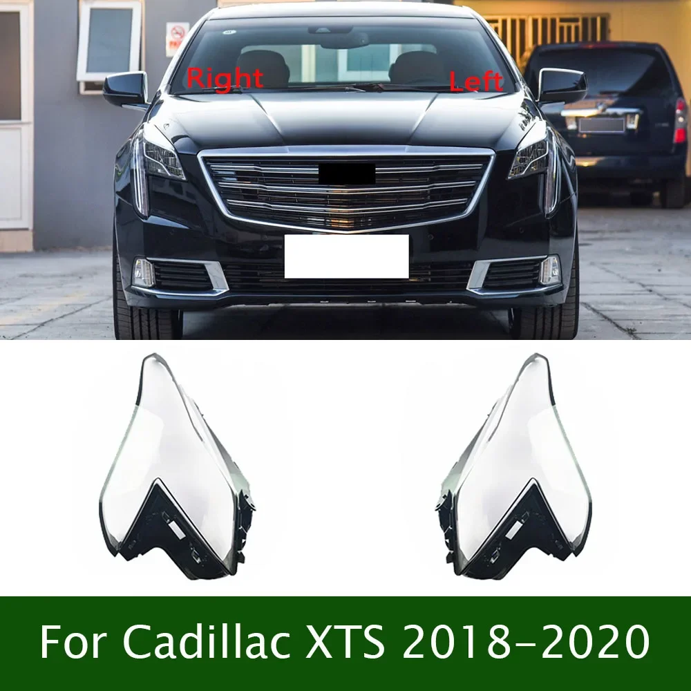 

For Cadillac XTS 2018-2020 Headlight Cover Headlamp Shell Imported Transparent Shade Mask Lampshade Lens Plexiglass