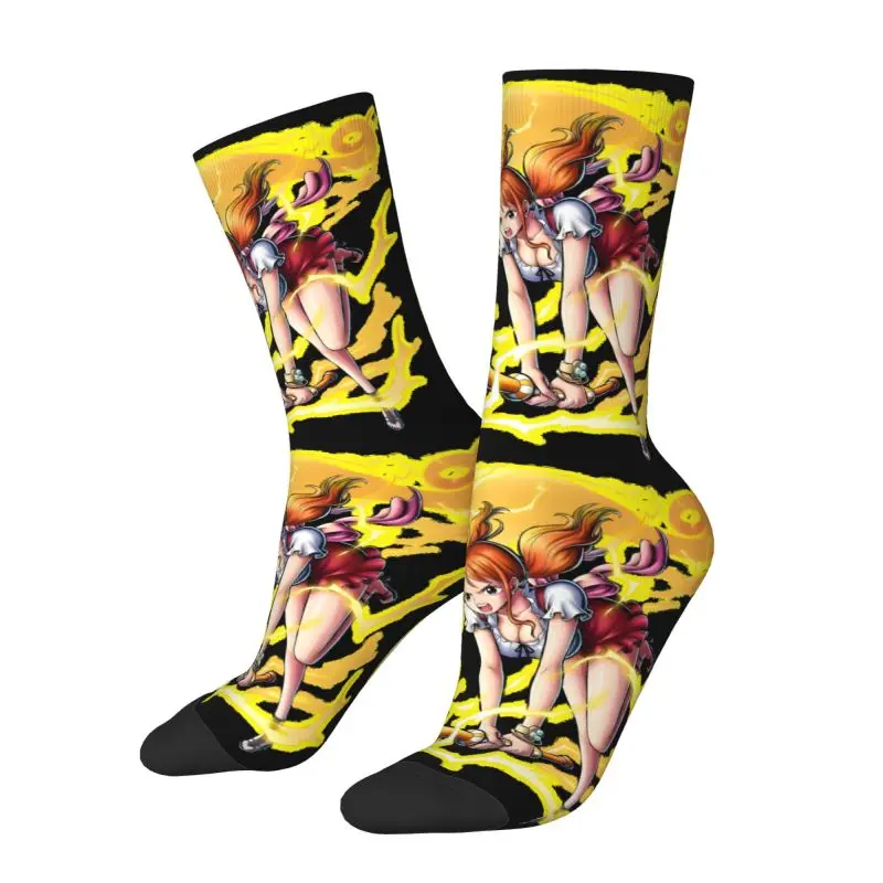 

Custom Fashion Nami Socks Men Women Warm 3D Print One P-Pieces Sports Football Socks