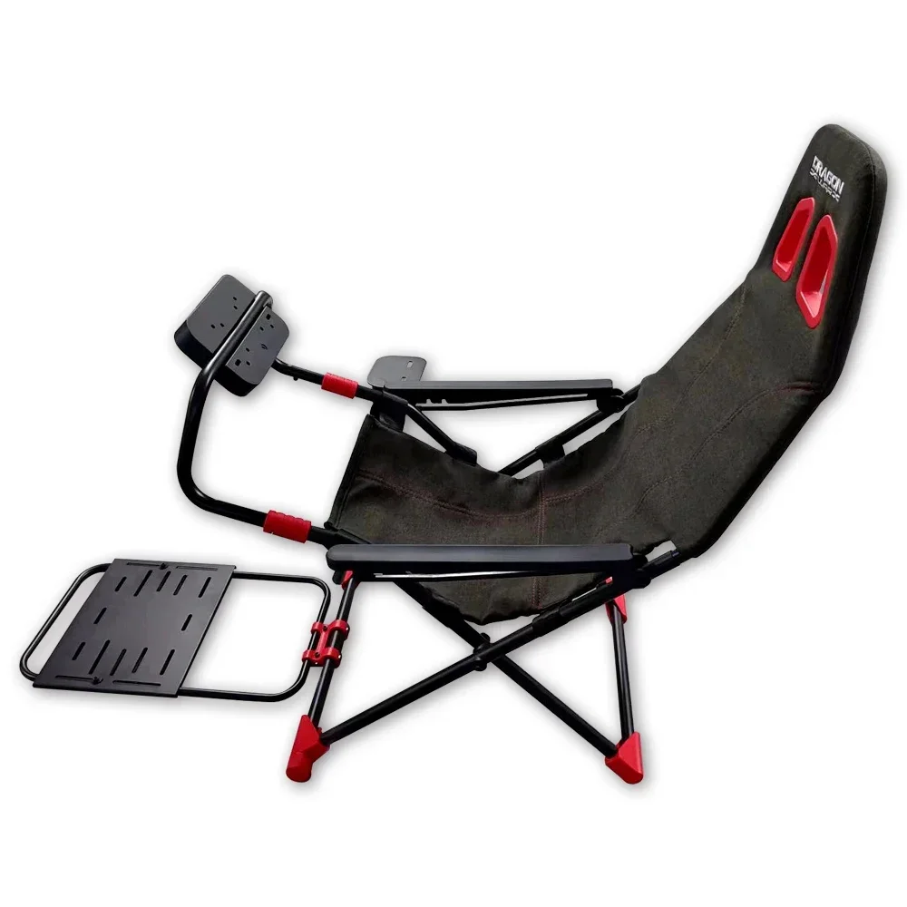 

Dragon War Comfortable light weighted east to store adjustment Racing Formula driving seat foldable simulator cockpit seat