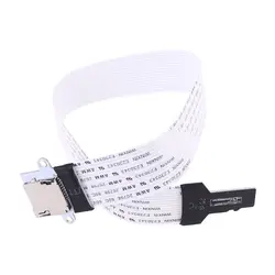 Soft Flat FPC Cable Extender TF Male to SD Female Extension Cable for 3D Printer, Car, GPS, TV, DVD, DVR, LED/LCD Screen