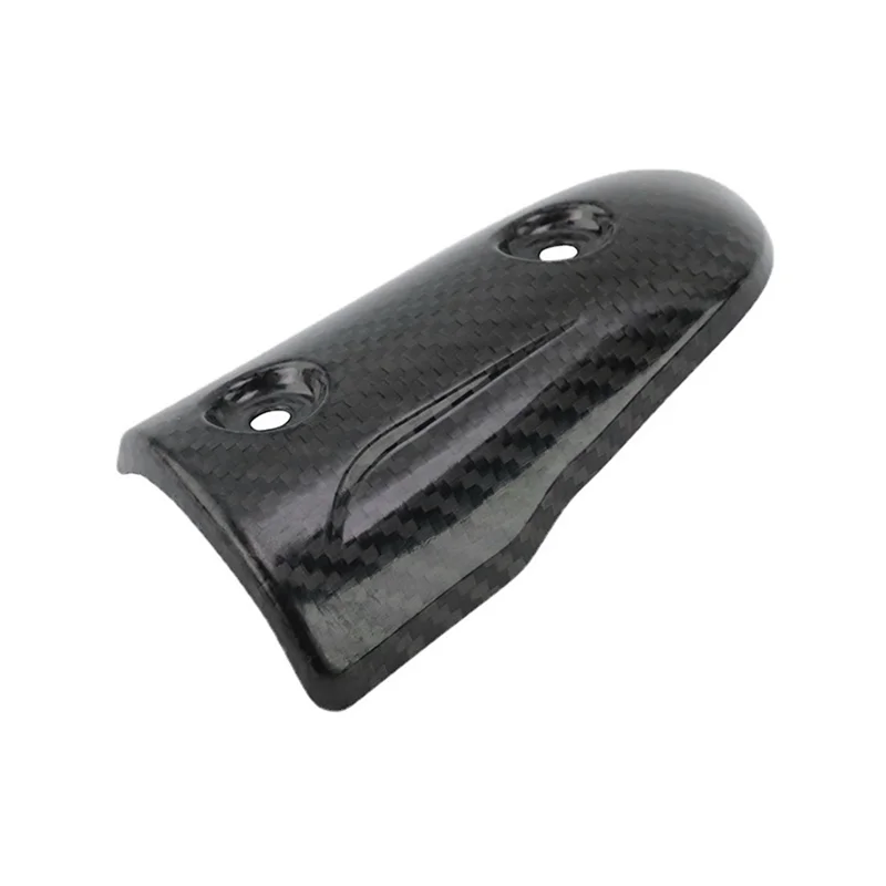 Motorcycle Exhaust Pipe Cover Carbon Pattern Anti-Scald Cap Heat Shield Rustproof Shell Heat Shield Cover for BMW G310R