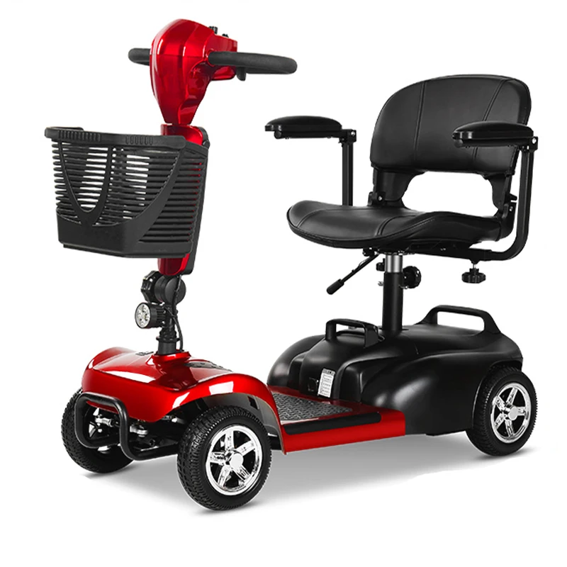 

Comfortable And Portable Shock Absorption Electromagnetic Brake Electric Scooter Suitable For Handicapped And Elderly