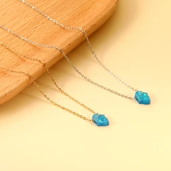 Opal Hamsa Hand Necklace Jewish Jewelry for Women Gold Color Stainless Steel Choker Chain Pendant Jewelry Wholesale