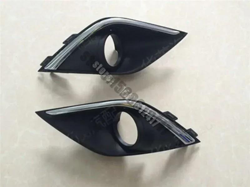 

ABS electroplated car front bumper bar trim Front Fog light Lamp Cover Trim for 2016~2019 Mitsubishi Outlander Car Styling