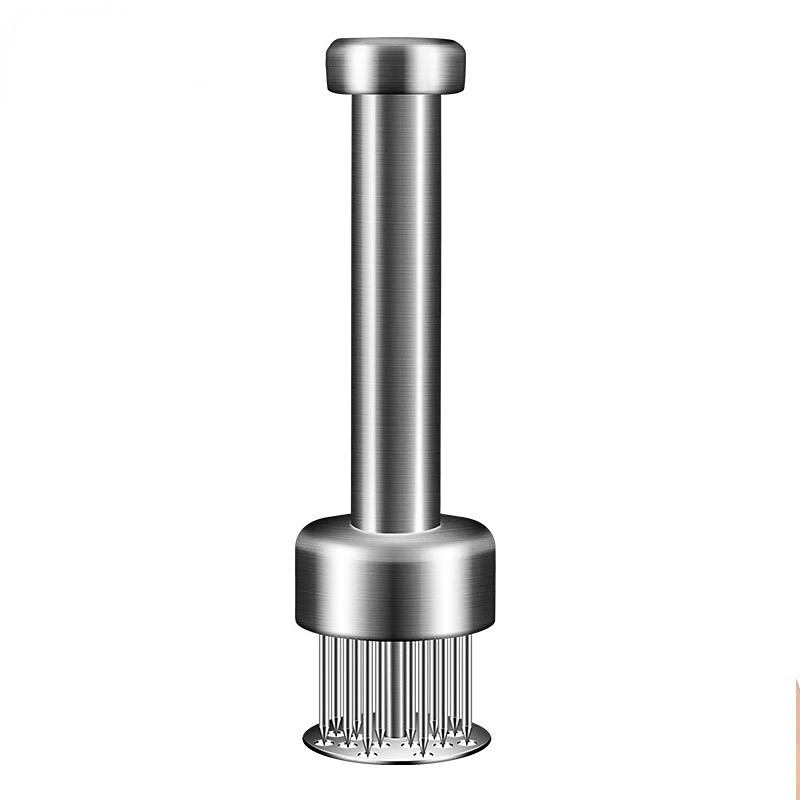 Good Stainless Needle Steak Hammer for Cooking Western Food In The Kitchen Special Portable High Quality Meat Hammer Silvery