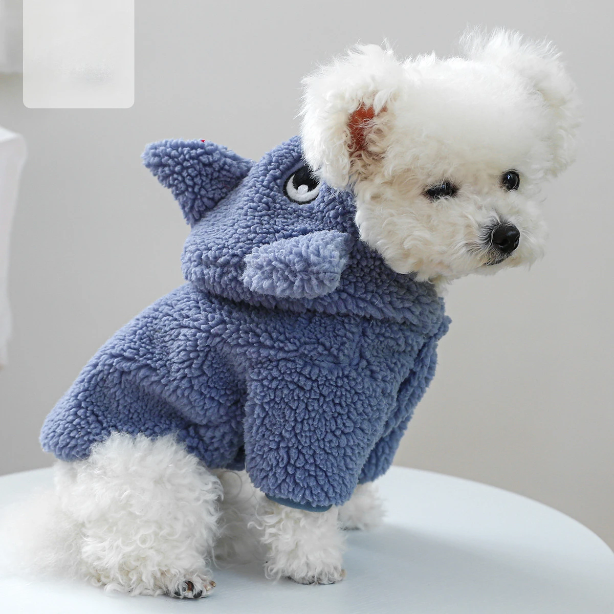 Dog Warm Sweatshirt Pet Dogs Cats Clothes Fall and Winter Warm Shark Cubs Funny Sweatshirt Changing Outfits Dog Cute  Sweatshirt