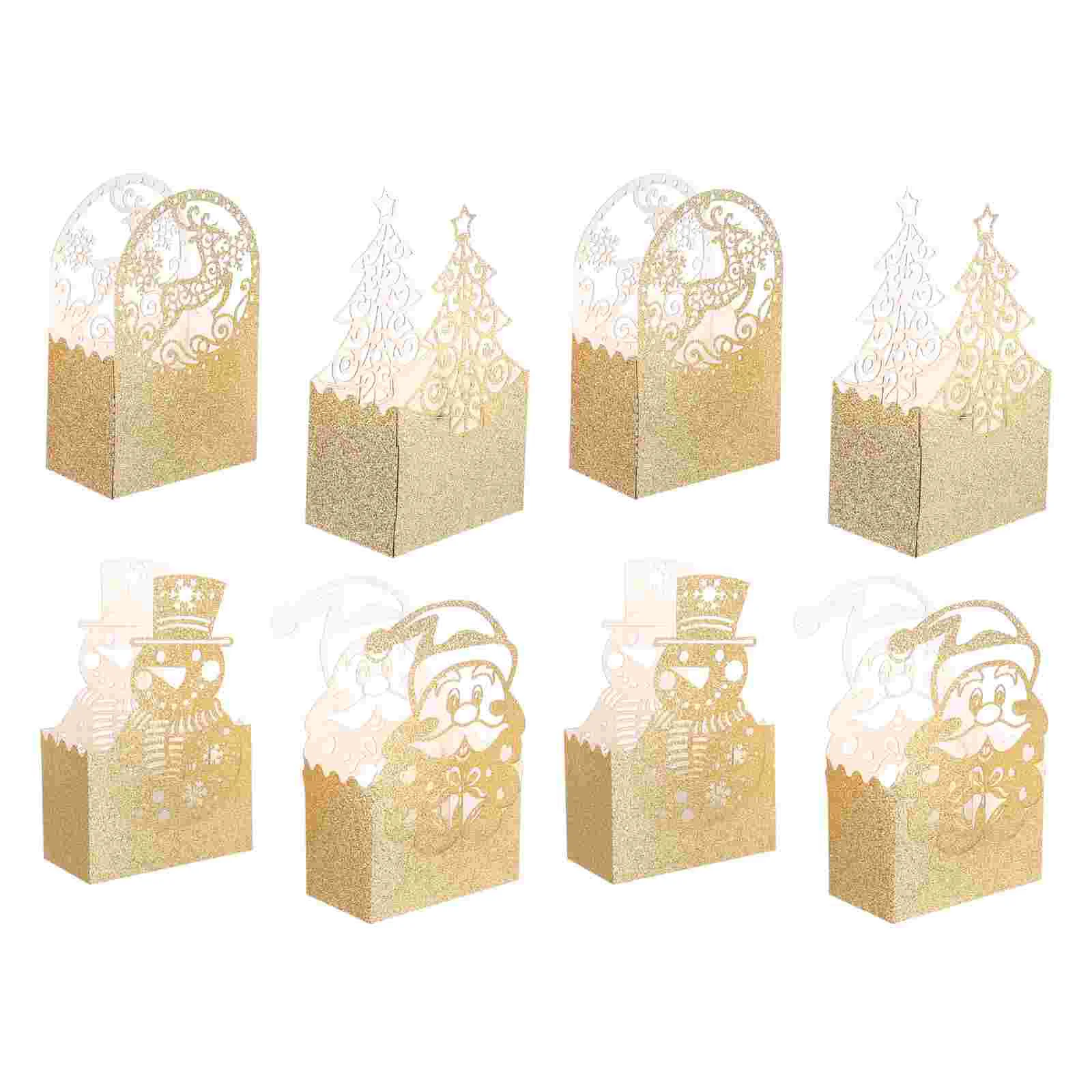 

20 Pcs Christmas Candy Box Paper Gift Boxes Party Supplies Xmas Wrapping Sweets Present Treats for