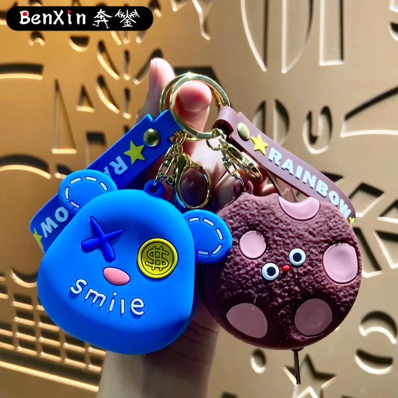 2025 Minso New creative foodie silicone coin purse, cute children's small gifts, coin case, earphone case, key hanger