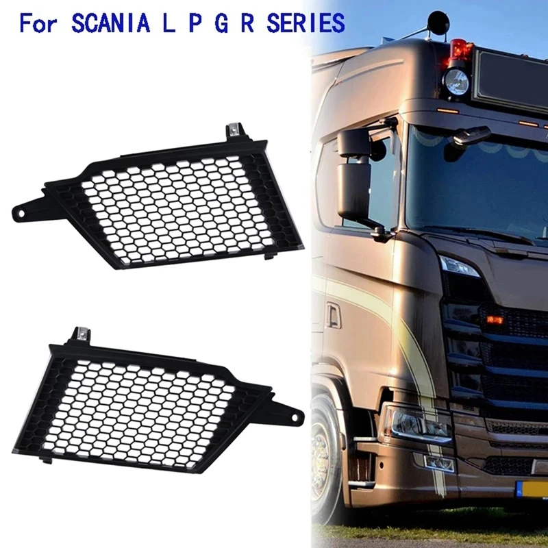 

2307647 2307649 Car Front Grille Decoration Cover Panel For Scania Top Grill Grid Left Right SCANIA P, G, R, S-Series