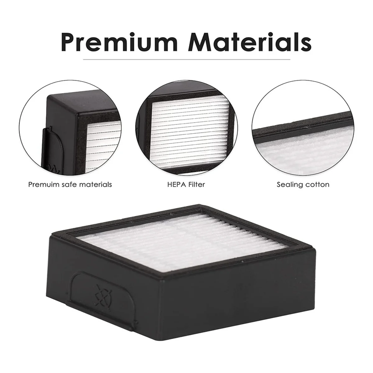 16PCS Replacement HEPA Filter for Combo J7+ J9+ Robotic Vacuum Cleaner HEPA Filters Accessory Kit