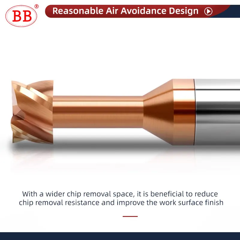 BB T Slot Milling Cutter Thickness 0.3 0.4 1.1-2.9mm Coated CNC Metal Steel Machining Tool Solid Carbide T Groove End Mill