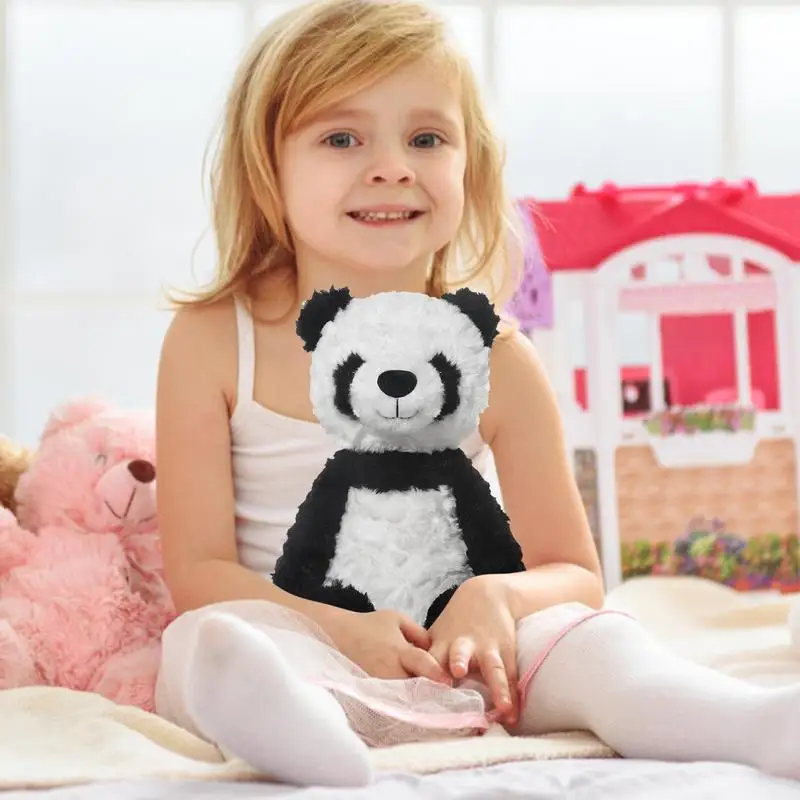 Panda Plushie น่ารัก Plushies ตุ๊กตาแพนด้าตุ๊กตาสัตว์นุ่มตุ๊กตาน่ารัก Companion COZY Comfort กอดหมอนสําหรับวันเกิด