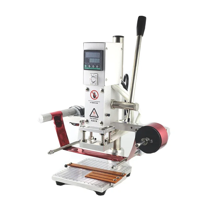 Automatic Roll Stamping Machine Receiving Paper And Leather Notebook Small Punching Machine Printing Trademark Printing Machine