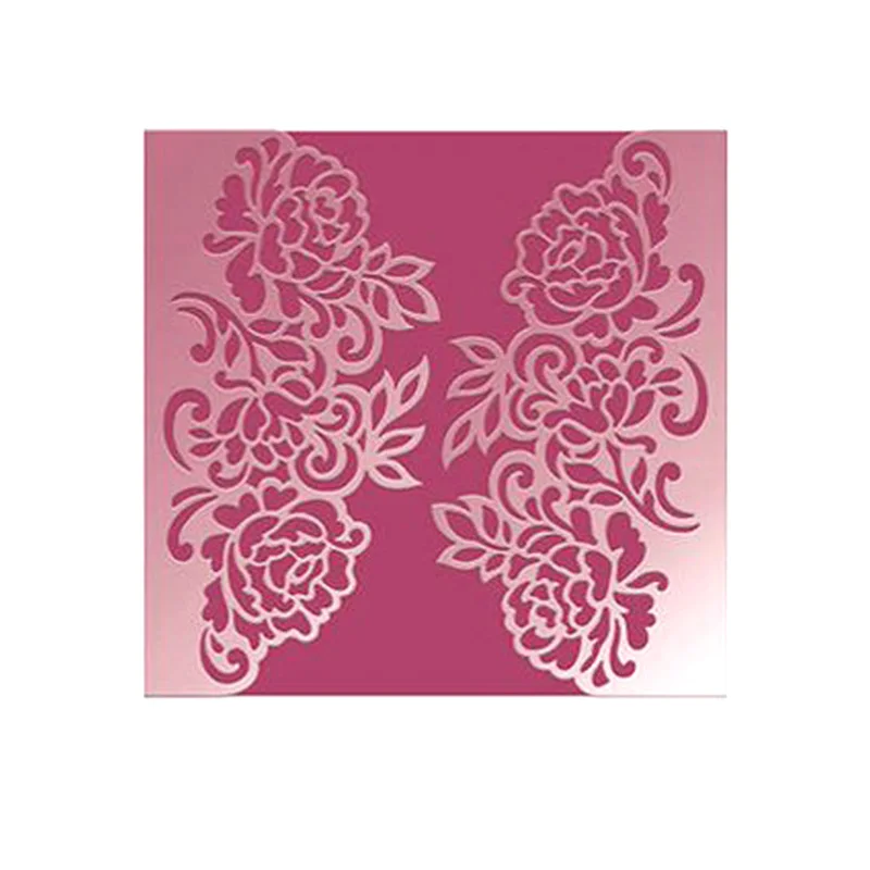 Rose Leaves Border Metal Cutting Dies Stencils Die Cut for DIY Scrapbooking Album Paper Card Embossing New Die Cutter 2023