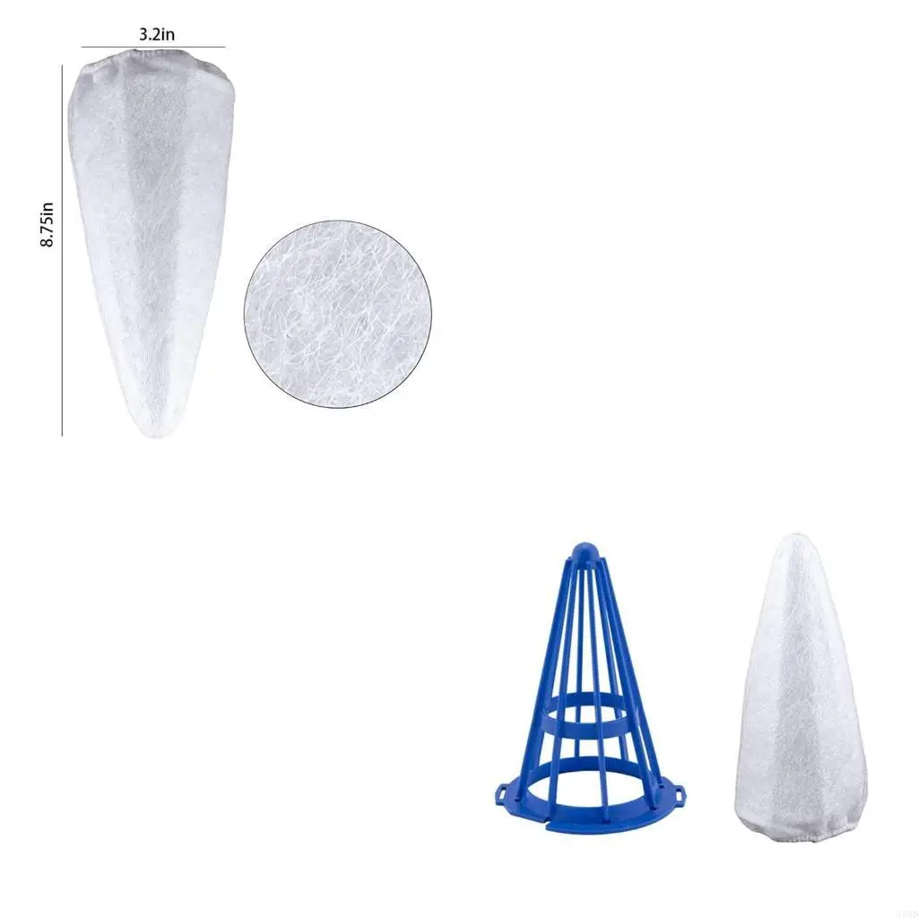 5Pcs Vacuum Cleaner Filter Cotton Pool Cleaner Bag For Centennial iVac 350 Cleaning Dust Collector C5AD