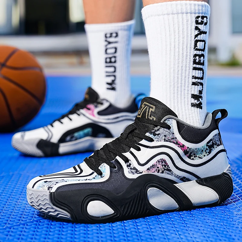 

2025 Explosions Men's Shoes Wear-resistant Basketball Shoes Men's Shoes genuine goods sneaker Autumn Men's Anti-slip Sneakers