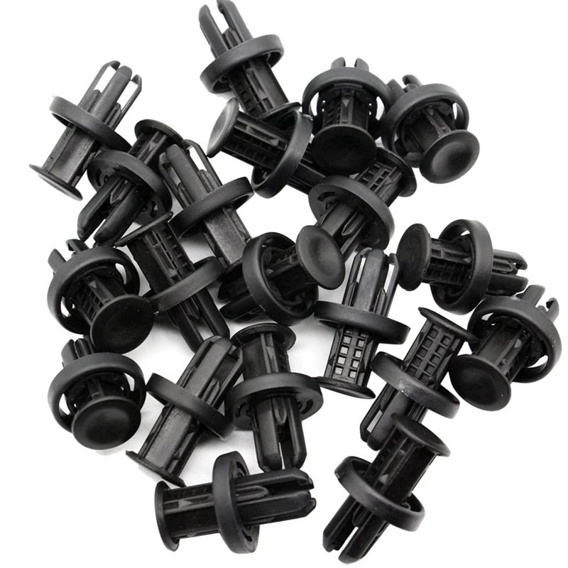 200Pcs Clips Retainer Fastener Screws Mountings Nut Clamp 91505-TM8-003 For Honda