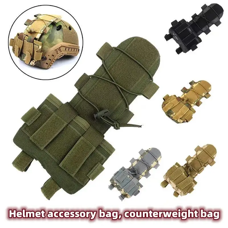 Battery Pouch Tactical Helmet MK1 Counterweight Pouch Helmet NVG Battery Pack Balance Weight Bag Helmets Accessories