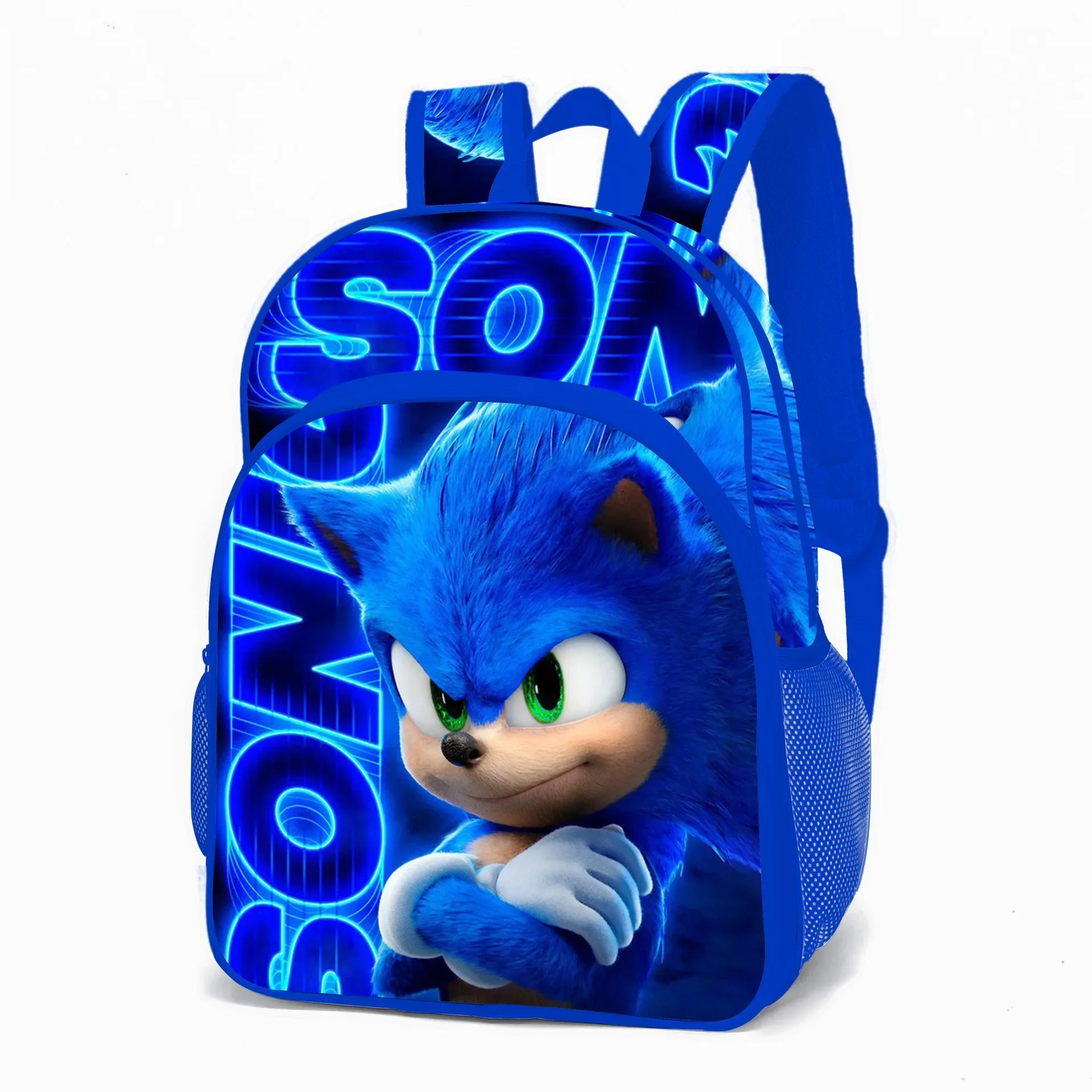 SONIC Sonic Bags for Primary and Secondary School Students and Children\'s Cartoon School Bag Mochila Ports Backpack Lightening