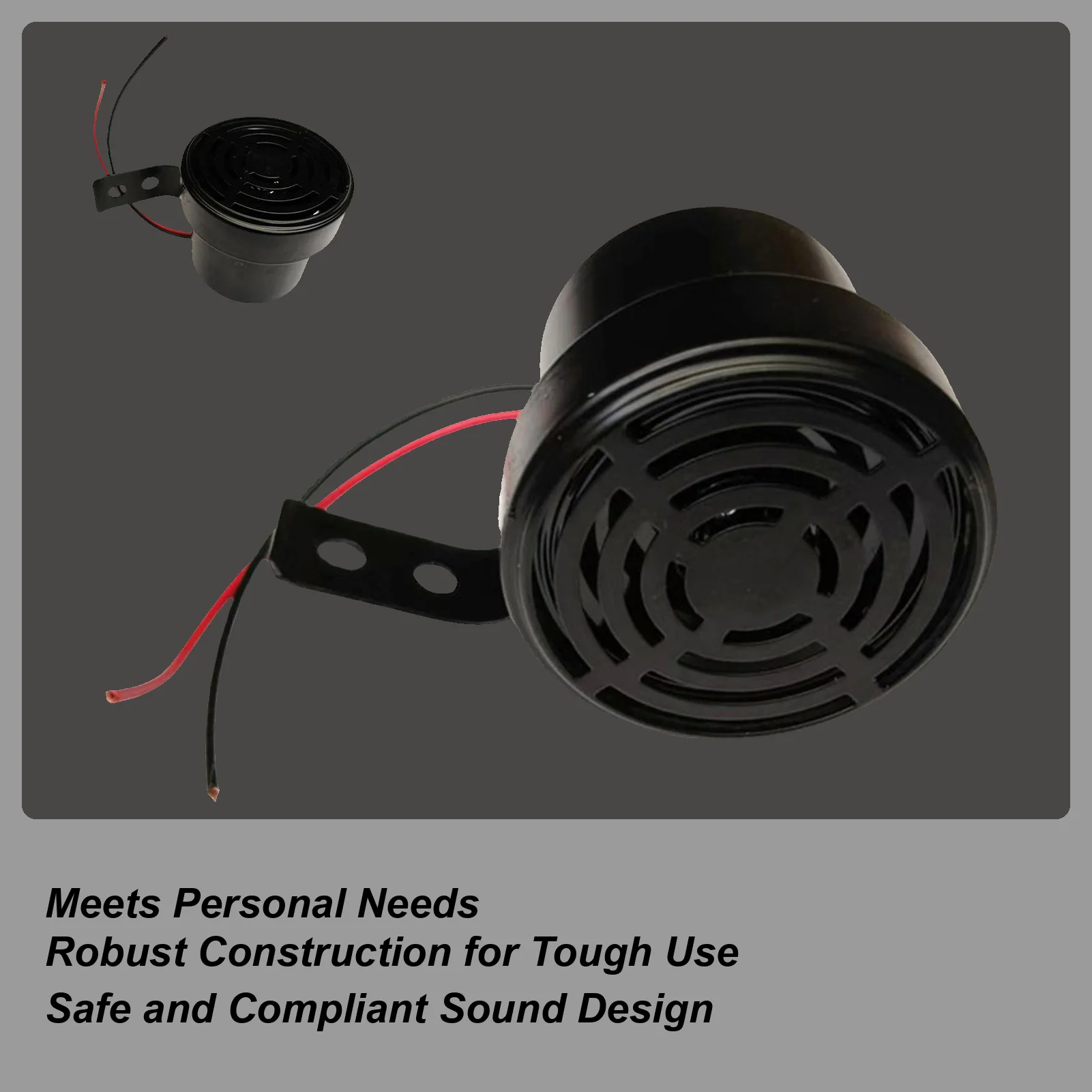 Motorcycle Dog Barking Horn 12V-80V Reversing Warning Alarm Sound 4 Volume Universal Alarm Modification Dog Horn
