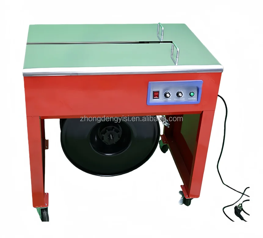 Electric Semi-Automatic Wrapping Machine for Cartons Boxes Strapping with PP Belt Cartons Strapping Machine for Industrial Use