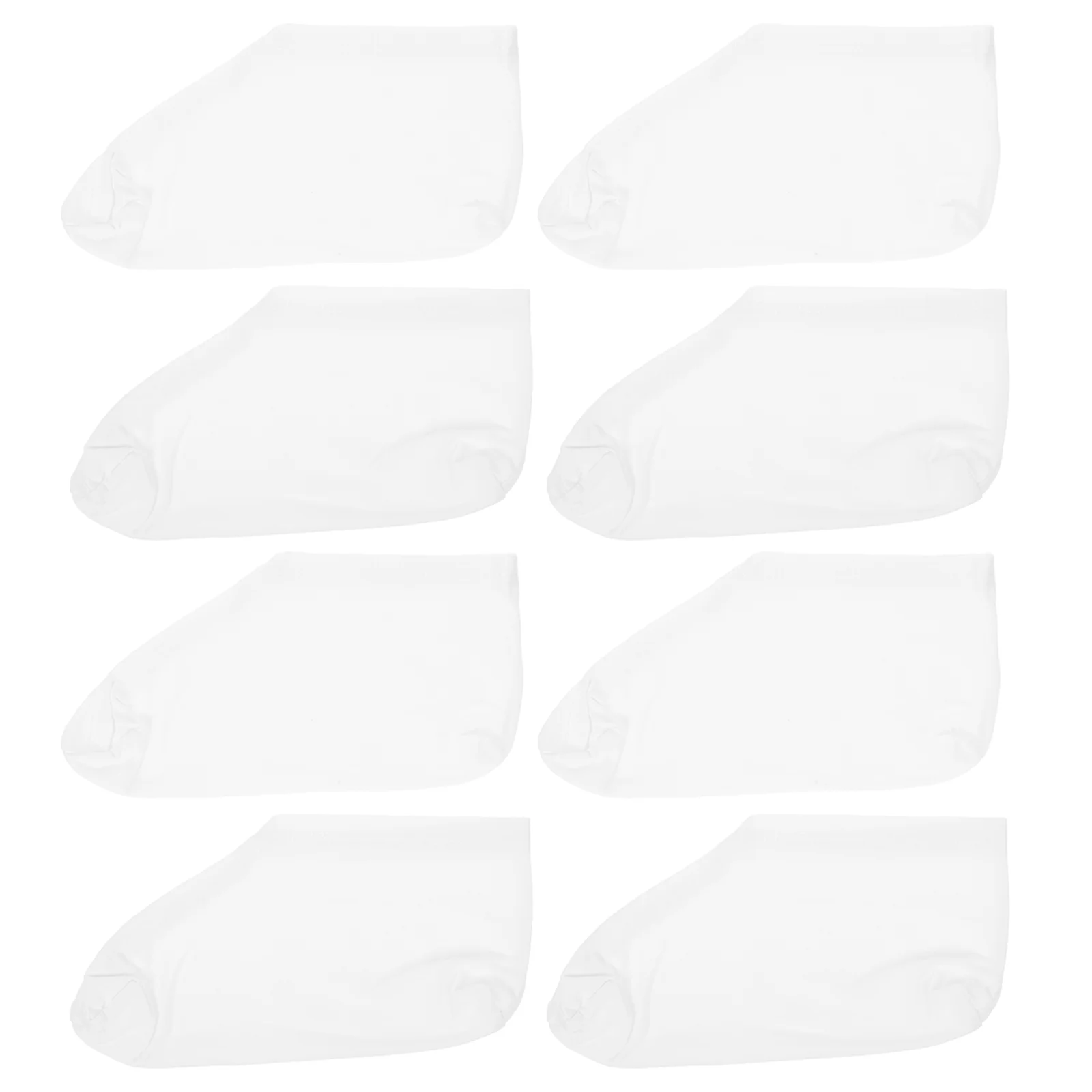 

4 Pairs The Mitten Moisturizing Socks Stretch Cotton Spandex Boots Stretchy Anti-crack White Care