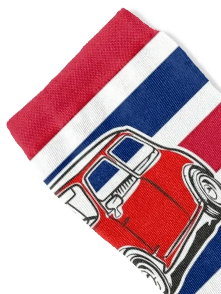 Austin Mini Cooper Red Socks Argentina custom sports Woman Socks Men's