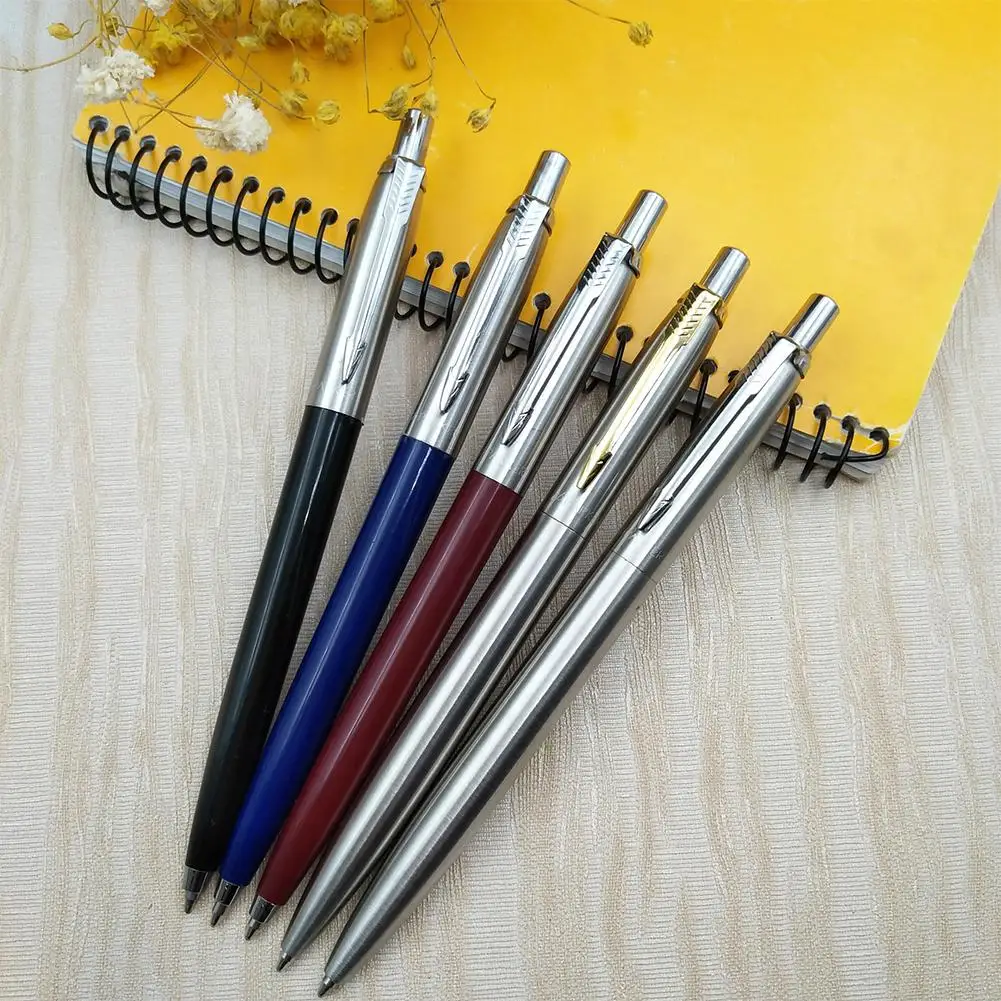 Classic Design Metal Ballpoint Luxury Portable Rotating Automatic Ball Pen Exquisite Writing Tool for School Office Writing new