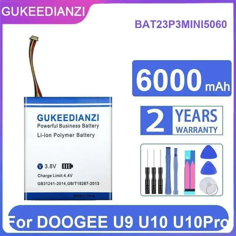 

Long Lasting BAT23P3MINI5060 For Doogee U9 U10 U10pro 6000Mah Tablet Battery