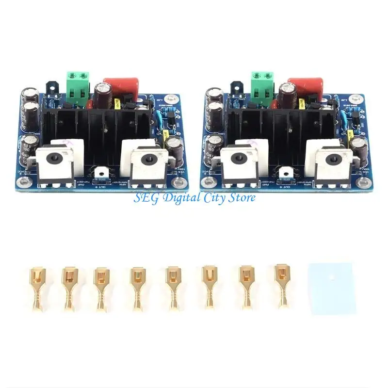 

U75B 2 Channel Power Amplifier 2x100W DC15V-45V High Power Amplifier Finished Board