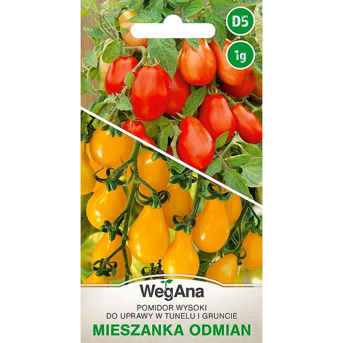 Tomato tall for tunnel and ground blend of cherry varieties with pear-shaped fruit 1g seeds-VegAna