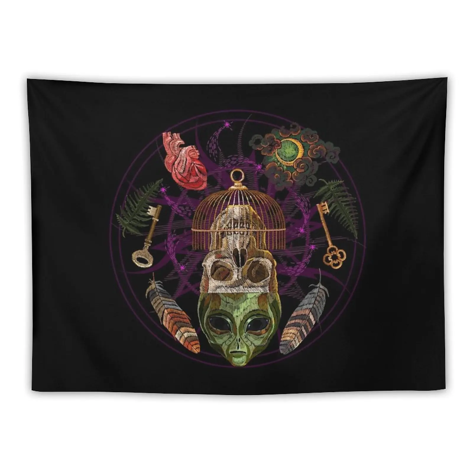 Esoteric and alchemy Tapestry Home Decor Aesthetic Bedroom Deco Wall Mural Tapestry