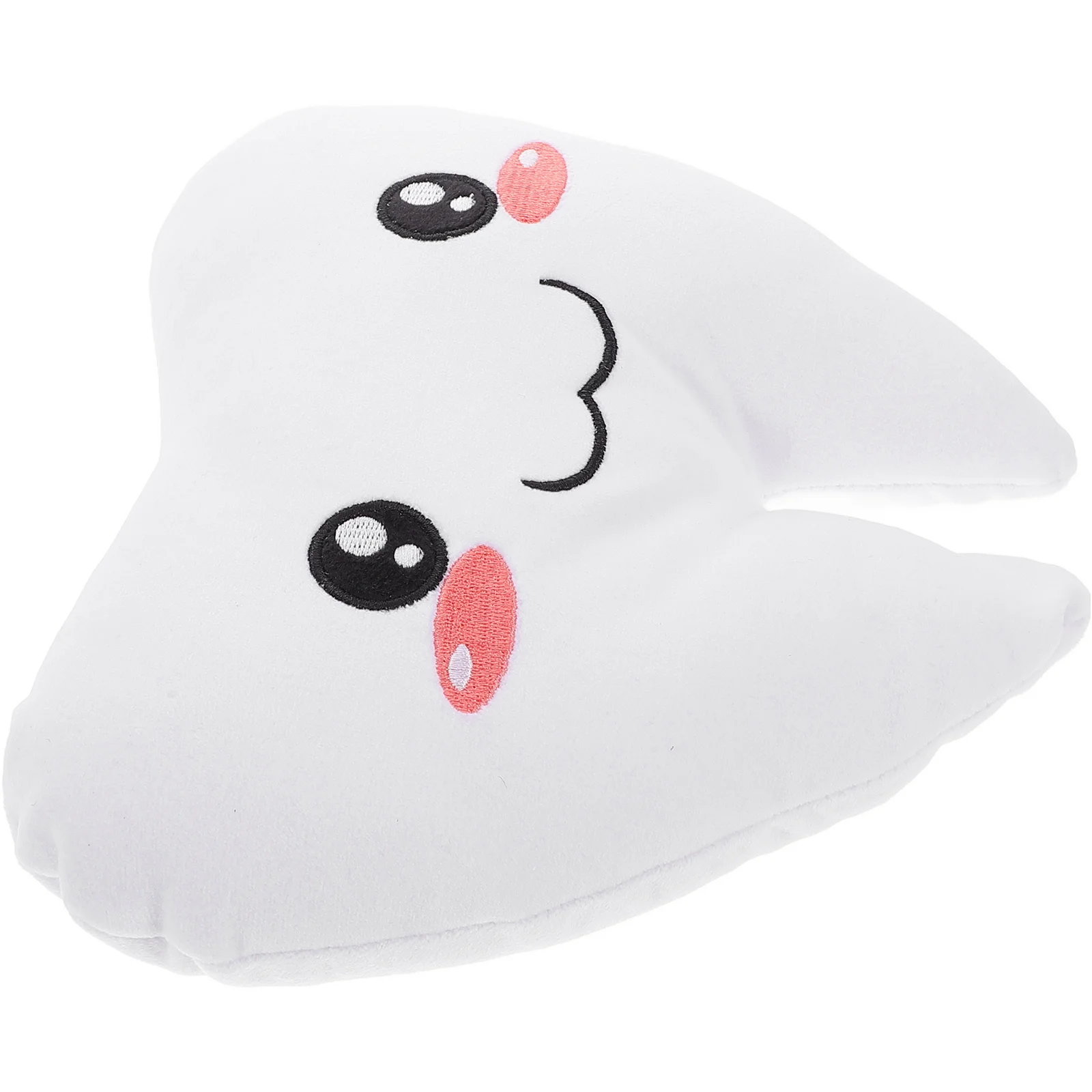 Almohada de dientes de peluche suave para niños, bonito cojín decorativo para dormir para niños y niñas, soporte Lumbar, almohada para piernas, siesta en la oficina