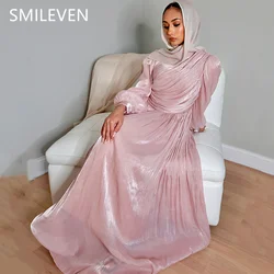 Smileven A-line Pink vestidos de fiesta Evening Gowns Luxury Saudi Arabia Elegant فساتين سهرة Formal Dresses Customized 2025